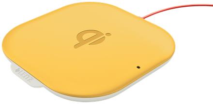 Leitz 64790019 Caricabatterie per dispositivi mobili Giallo Interno (Leitz Cosy Qi Wireless Charger Warm Yellow)