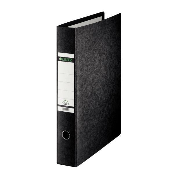 Leitz Cardboard binder raccoglitore ad anelli A3 Nero
