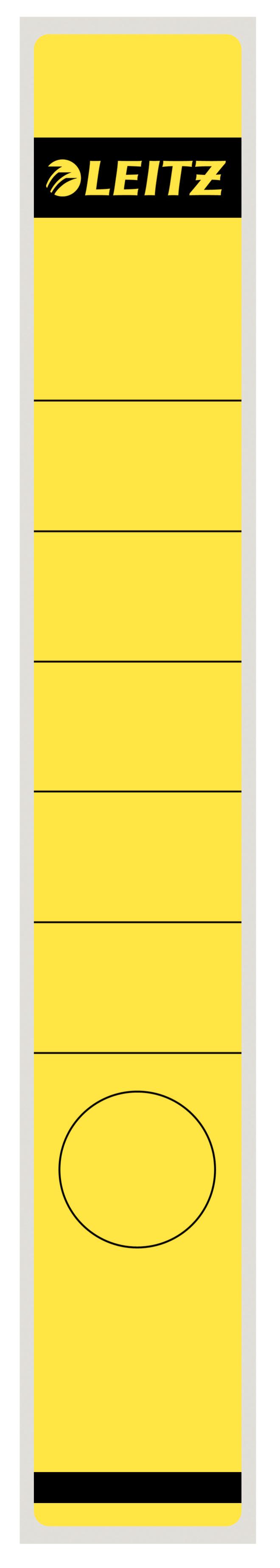 Leitz 16480015 etichetta autoadesiva Rettangolo Giallo 10 pz