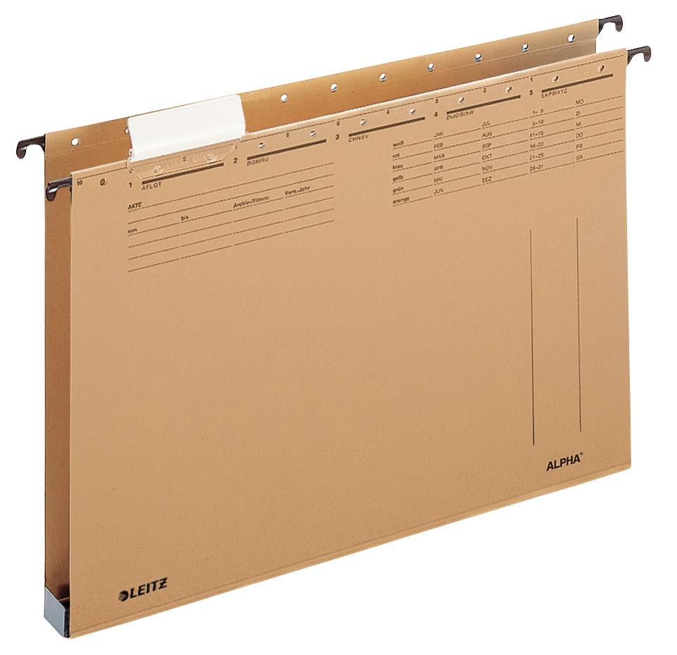Leitz ALPHA cartella sospesa e accessorio A4 Cartoncino Marrone