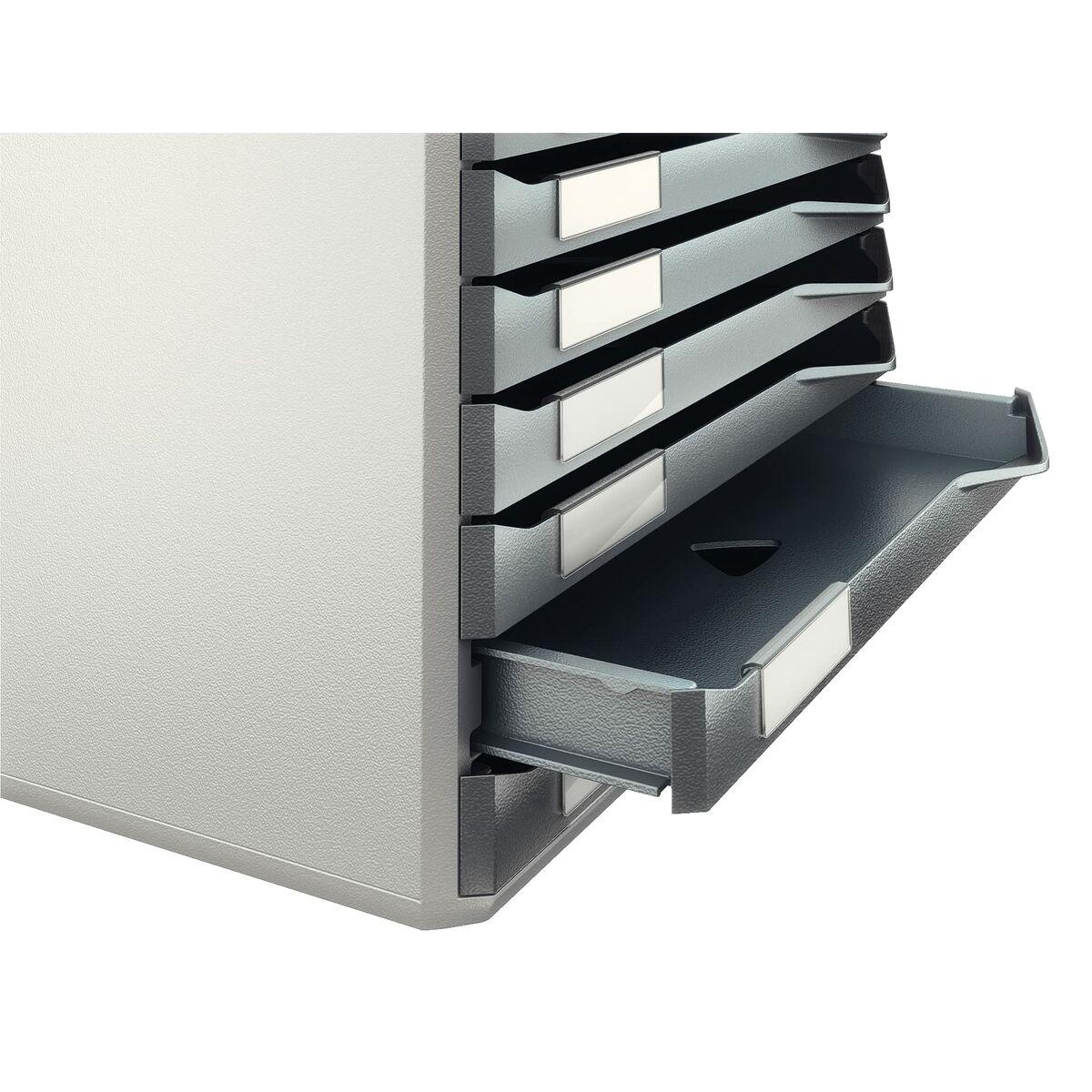 Classificatore modulare Leitz Form Set 10 cassetti Grigio Grigio scuro polistirene Plastica 285 x 29 x 355 cm