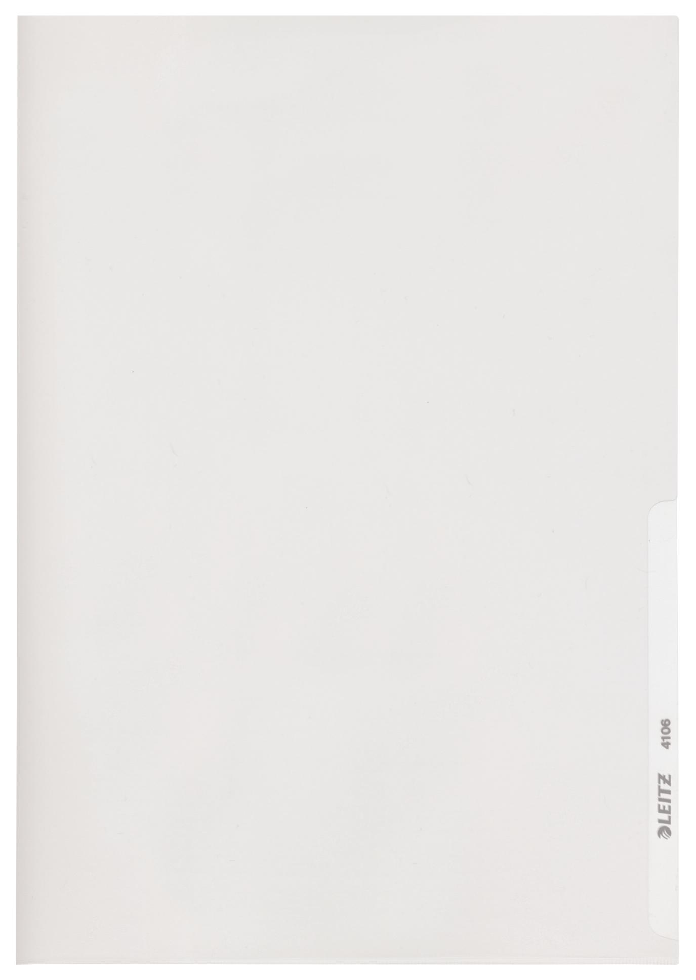 Leitz 41060002 cartella PVC Trasparente A4