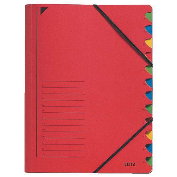 Leitz 39120025 intercalare Cartoncino Rosso