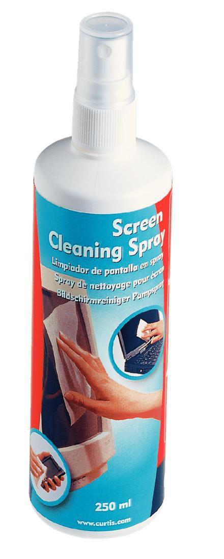 Esselte 67658 250ml Spray prodotto per la pulizia (Screen cleaning fluid 250 ml - 67658 Pump spray Spray - Warranty 24M)