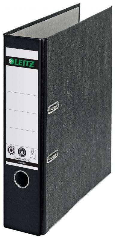 Leitz Plastic Lever Arch File A4 80mm 180 raccoglitore ad anelli Nero
