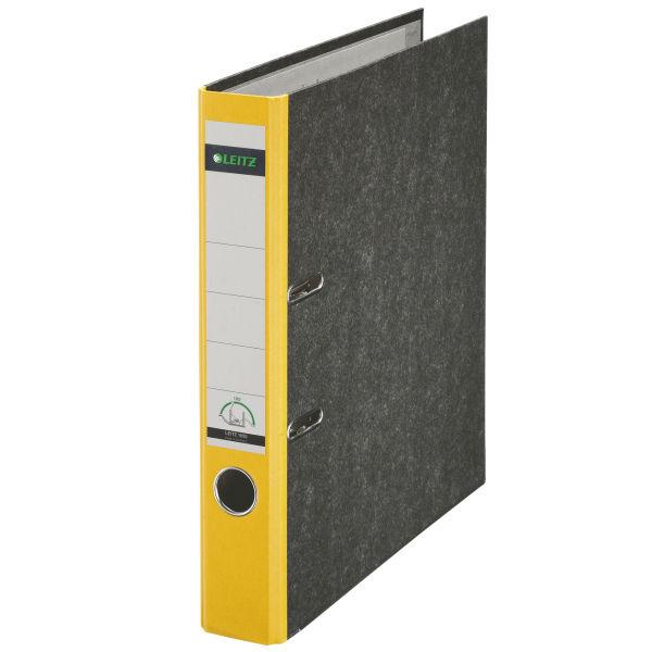 Leitz Cardboard binder 180 raccoglitore ad anelli A4 Giallo