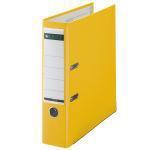Leitz Plastic Lever Arch File A4 80mm 180 Yellow raccoglitore ad anelli Giallo