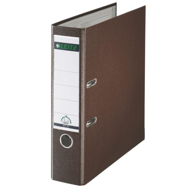 Leitz Plastic Lever Arch File A4 80mm 180 raccoglitore ad anelli Marrone