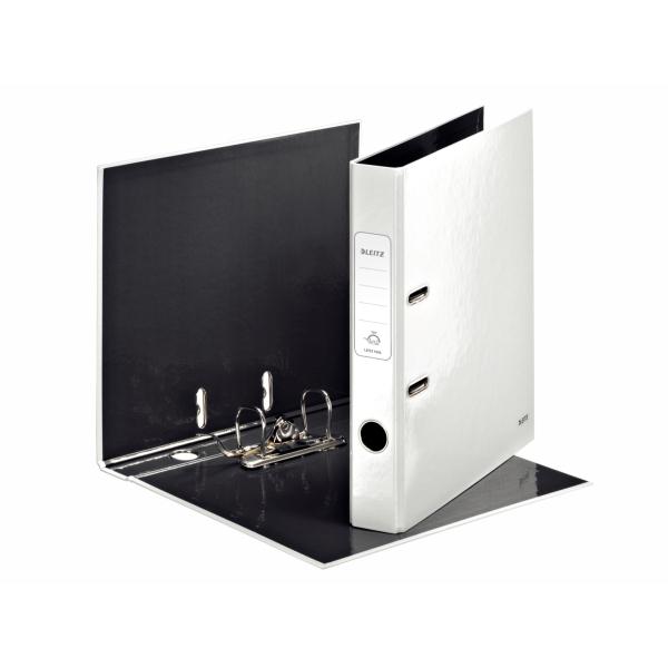 Leitz 180 WOW Lever Arch File - pearl white raccoglitore ad anelli A4 Bianco