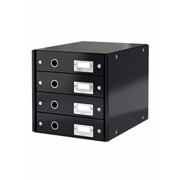 Leitz Click & Store scatola per la conservazione di documenti Faesite Metallo Nero
