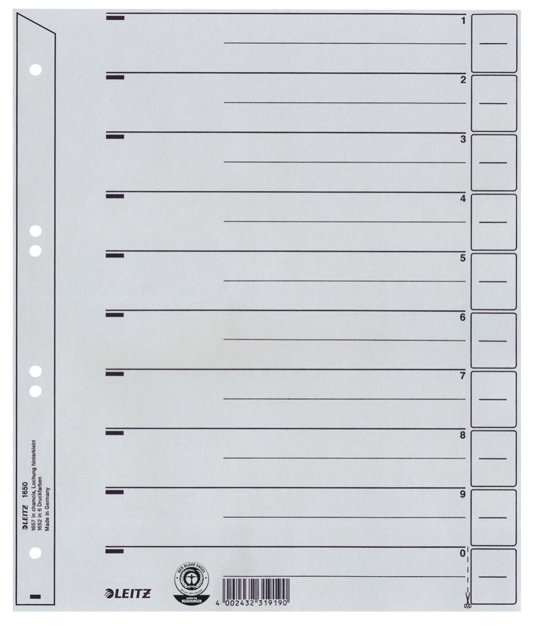 Leitz 16500085 intercalare...