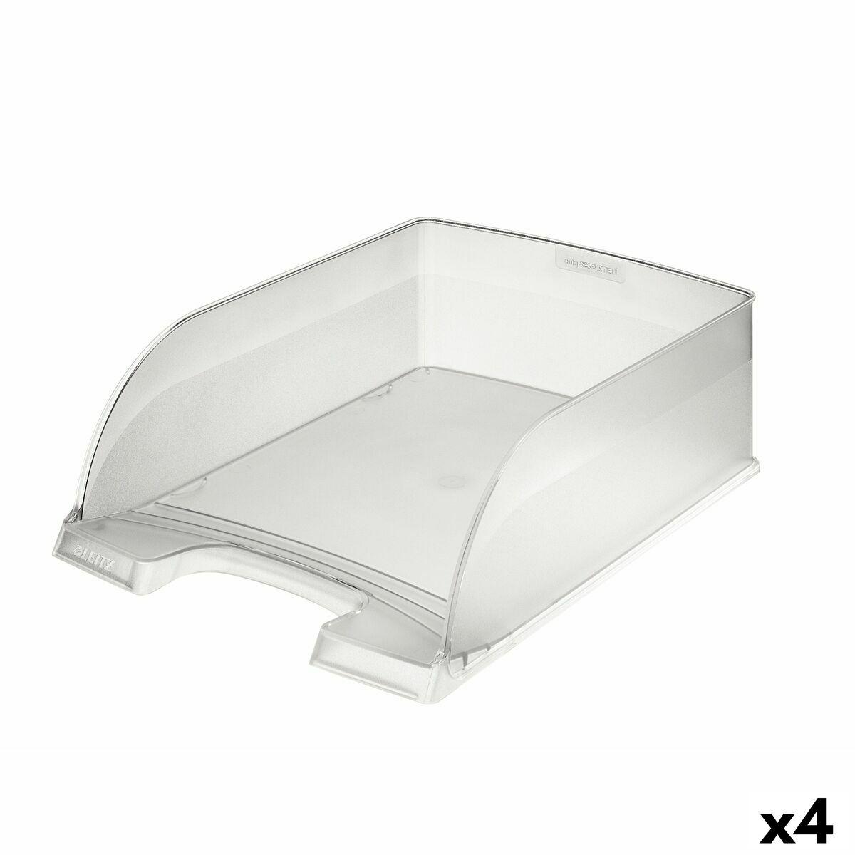 Vassoio portadocumenti Leitz 52330003 A4 polistirene Trasparente (4 Unità )