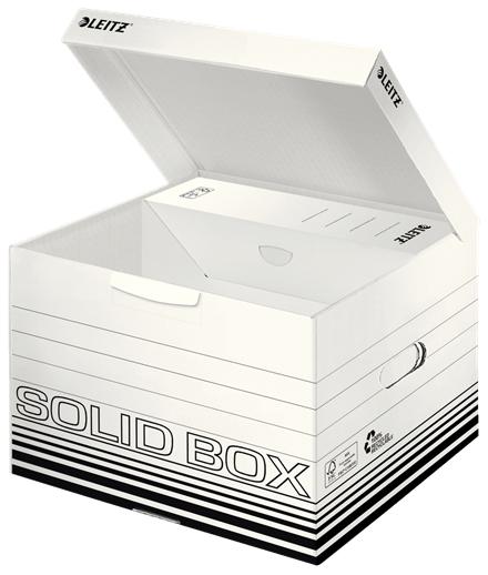Leitz 61180001 scatola per la conservazione di documenti Cartoncino Nero Bianco