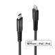 LINDY CAVO RINFORZATO USB Tipo C A LIGHTNINGRICARICA SINCRO1M