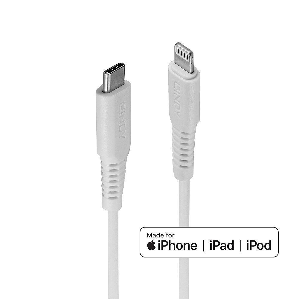 Lindy 31317 cavo Lightning 2 m Bianco (2M Usb C To Lightning Cable - White - Warranty: 24M)