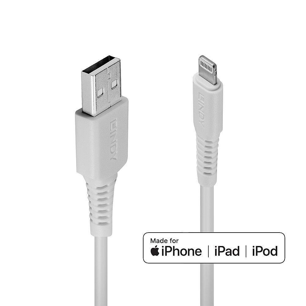 CAVO LINDY USB A TO LIGHTNING C89 M/M 1MT (TIPO APPLE) BIANCO 31326