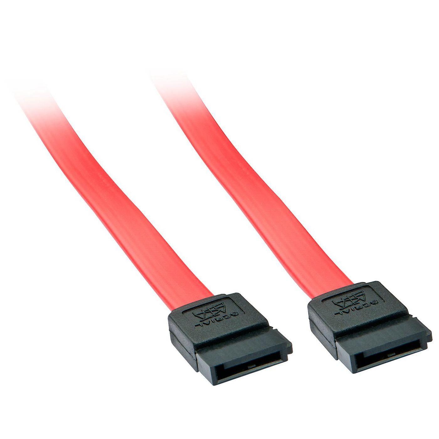 Lindy 33324 cavo SATA 05 m Nero Rosso (Lindy 0.5M SERIAL ATA INTERNAL Black/Red)