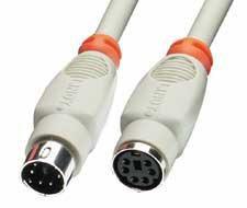 Lindy PS/2 1m cavo PS/2 Grigio (PS/2 keyboard/mouse extension - cable 1m - Warranty 120M)
