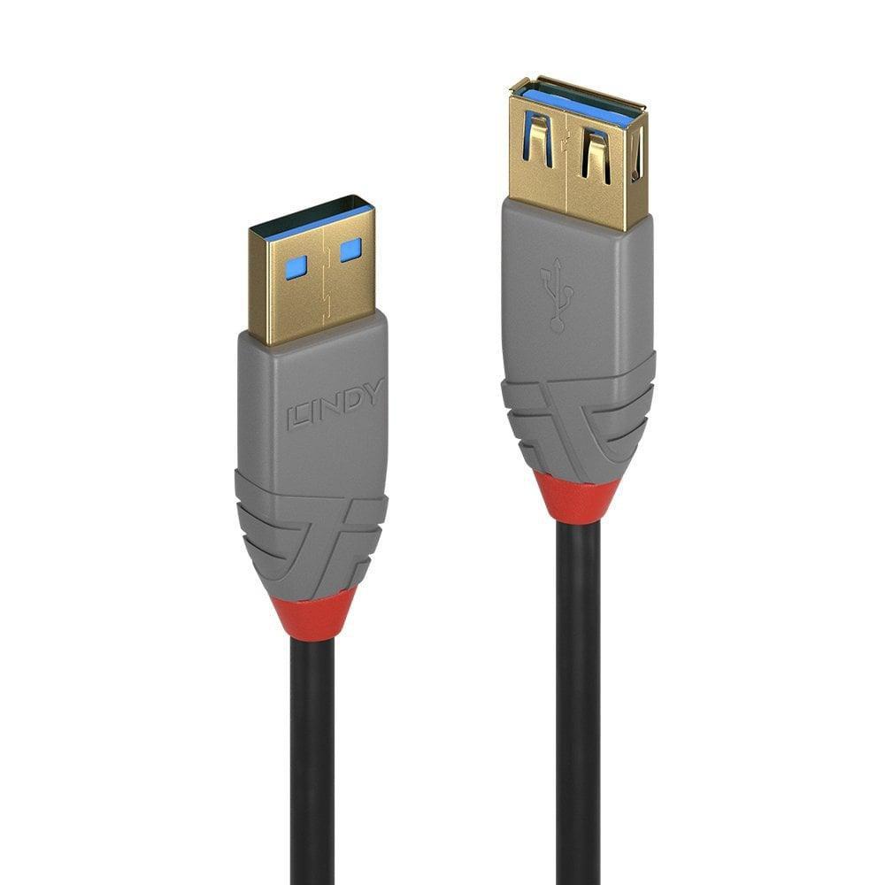 Lindy Prolunga USB 3.2 Tipo A Anthra Line 1m (1M Usb 3.2 Type A Extension - Cable Anthra Line - Warranty 120M)