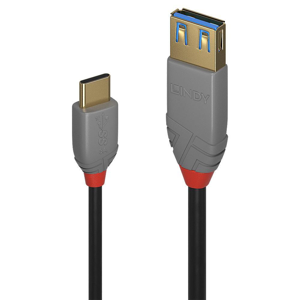LINDY CAVO ADATTATORE USB 3.1 TIPO C/A ANTHRA LINE