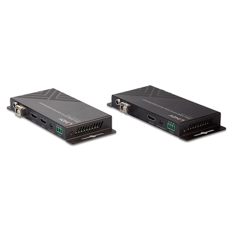 Extender HDMI 4K60, IR, RS232 & Audio su Fibra Ottica, 300m/1000m