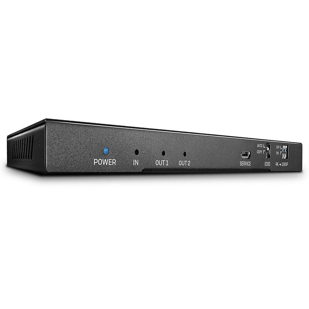 Lindy 38230 ripartitore video HDMI 2x HDMI (2 Port Hdmi 2.0 18G Splitter - With Audio - Warranty: 24M)