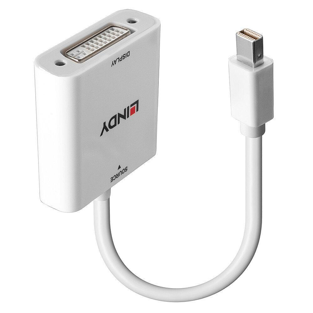 Lindy 38318 cavo e adattatore video 018 m Mini DisplayPort DVI-I (Mini Displayport To Dvi - Converter - Warranty 24M)