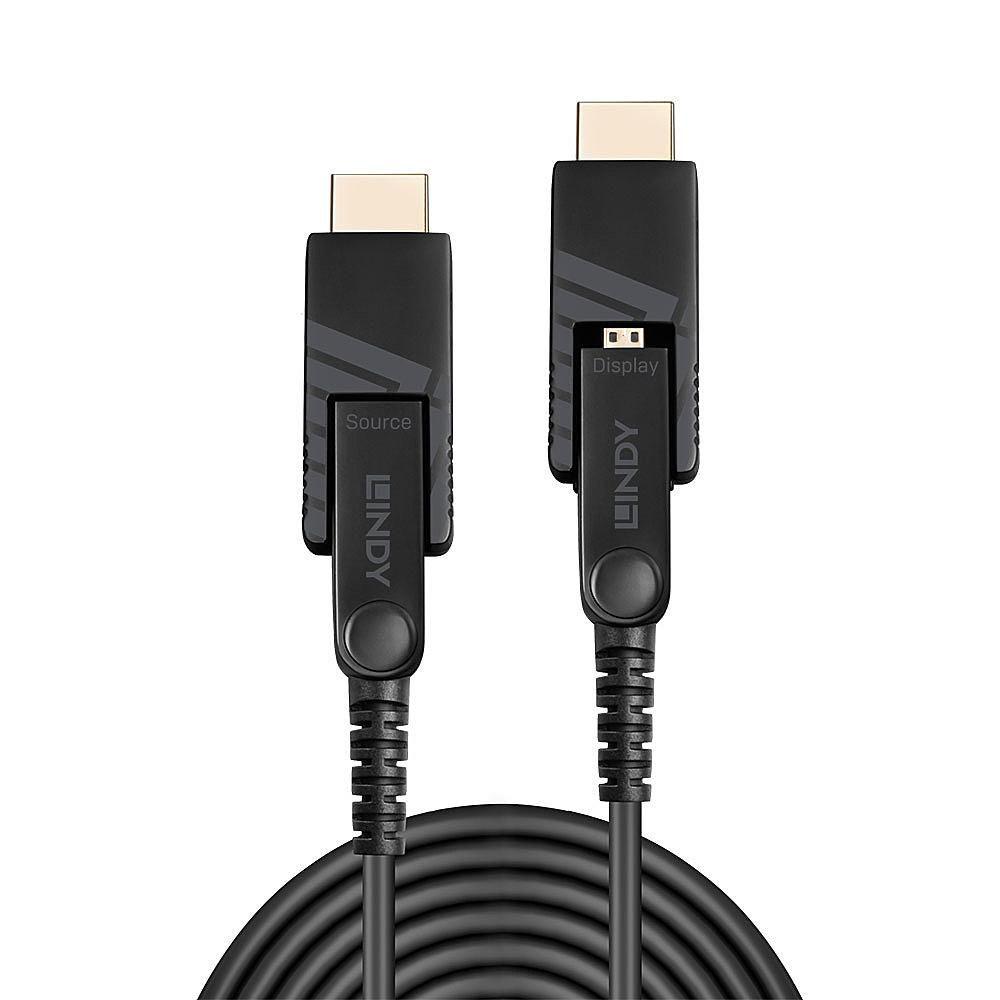 Cavo Fibra Ottica Ibrido Micro-HDMI1 18G/nero/100m