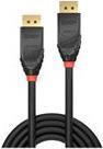 Lindy - Cavo DisplayPort - DisplayPort (M) a DisplayPort (M) - DisplayPort 1.2 - 15,0 m - alogeno -prime, rotondo, supporto 4K