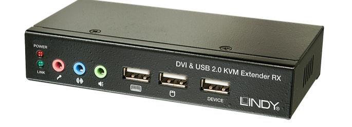 Lindy 39377 switch per keyboard-video-mouse kvm Nero (Kvm Switch Black - Warranty 24M)
