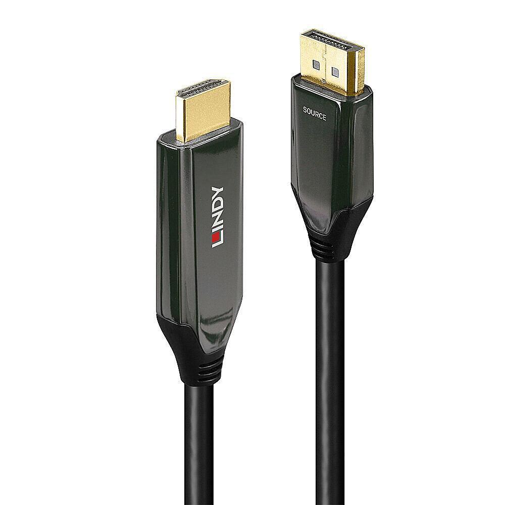 Lindy 40930 cavo e adattatore video 1 m DisplayPort HDMI (1m Active DisplayPort 1.4 to - HDMI 8K60 Cable - Warranty 24M)