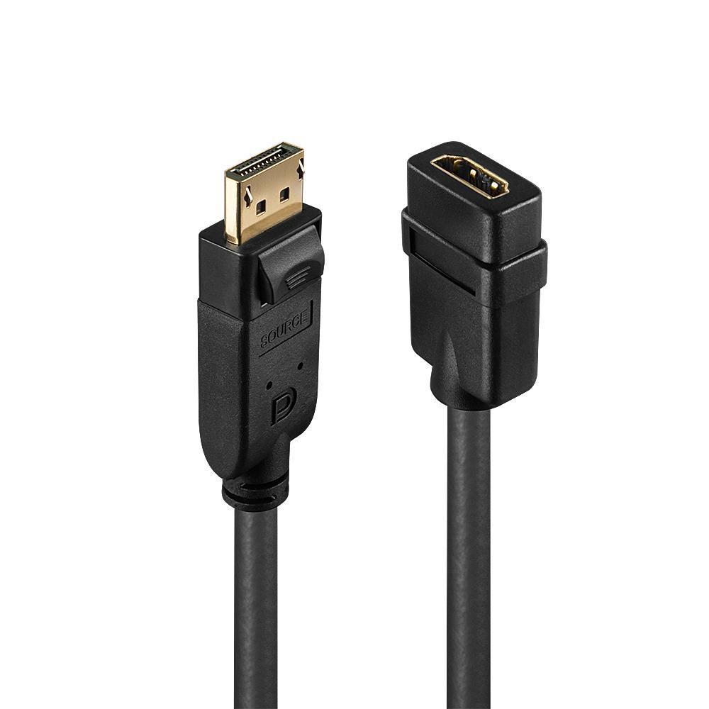 ADATTATORE LINDY DISPLAYPORT A HDMI M/F 15cm