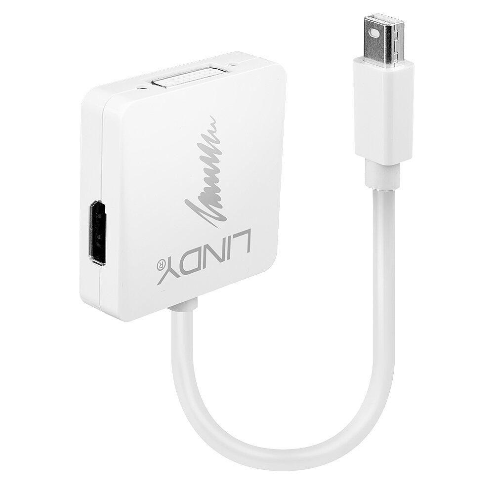 Lindy 41039 cavo e adattatore video 02 m Bianco