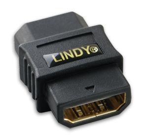 ADATTATORE LINDY Doppia Femmina HDMI Premium x il collegamento di 2 cavi HDMI