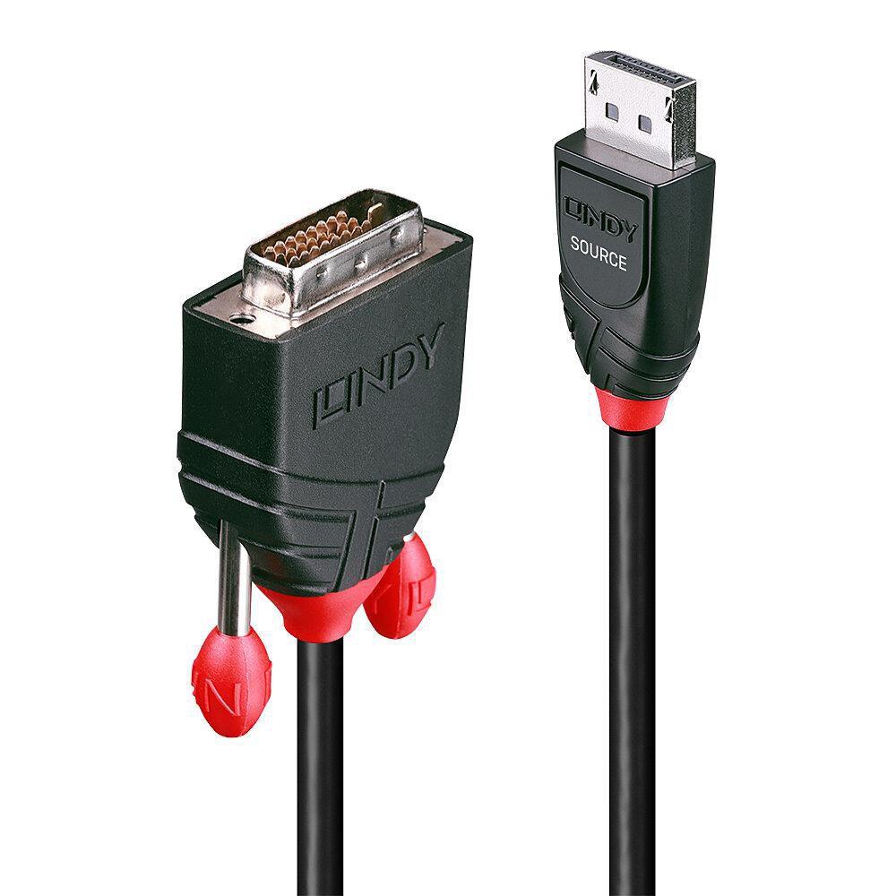 LINDY CAVO DISPLAYPORT/DVI-D M/M 2MT