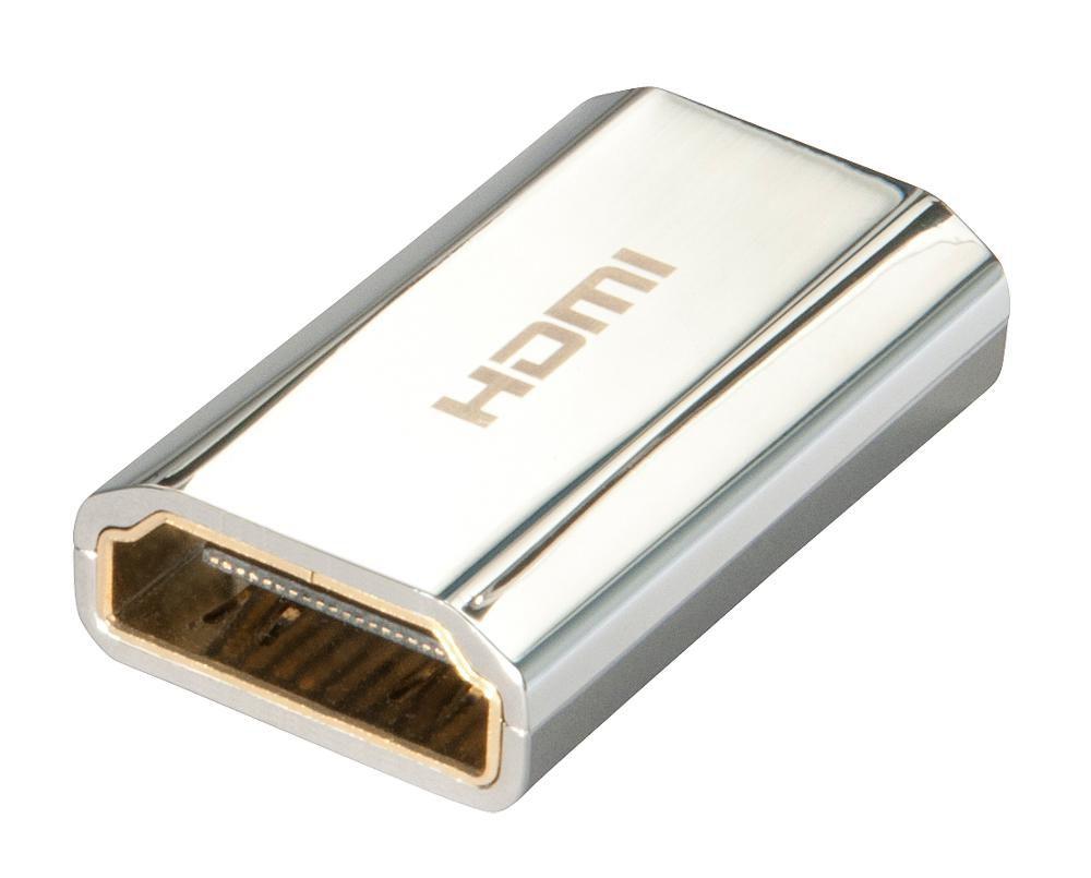 Lindy 41509 adattatore per inversione del genere dei cavi HDMI Type A Standard HDMI tipo A Standard Metallico (CROMO HDMI Femal