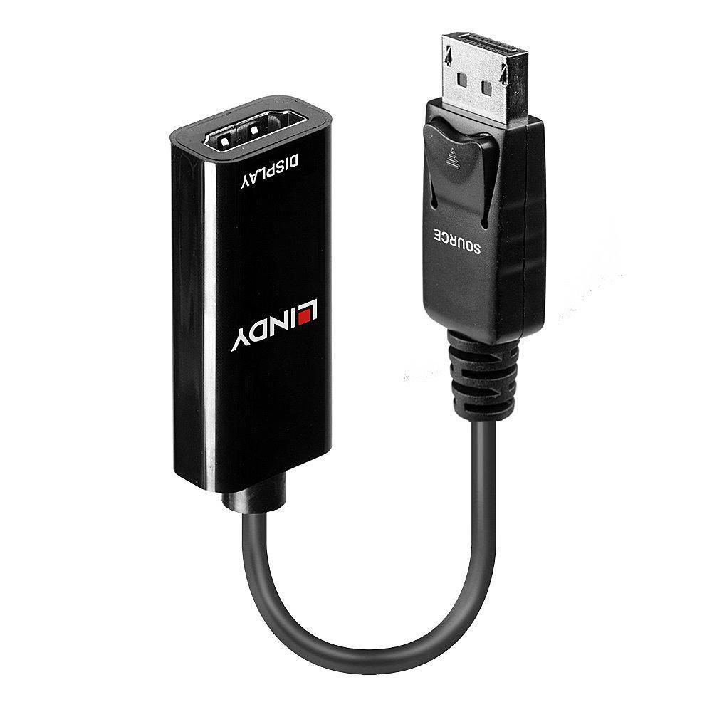 ADATTATORE LINDY DISPLAYPORT TO HDMI M/F 4K PASSIVO NERO 41718