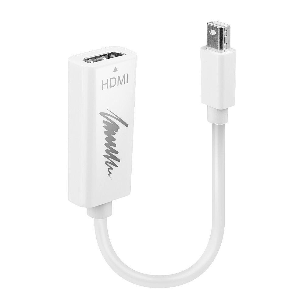 ADATTATORE LINDY MINI DISPLAYPORT TO HDMI M/F 4K PASSIVO BIANCO 41719
