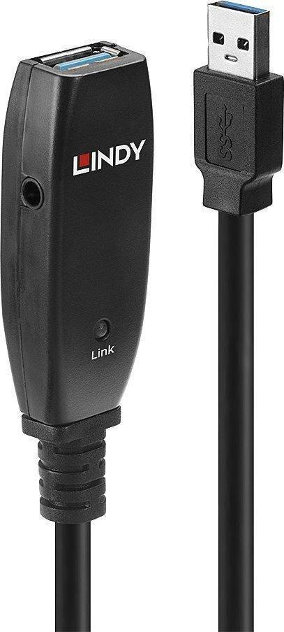 Lindy 43322 cavo USB USB 3.2 Gen 1 (3.1 Gen 1) 15 m USB A Nero