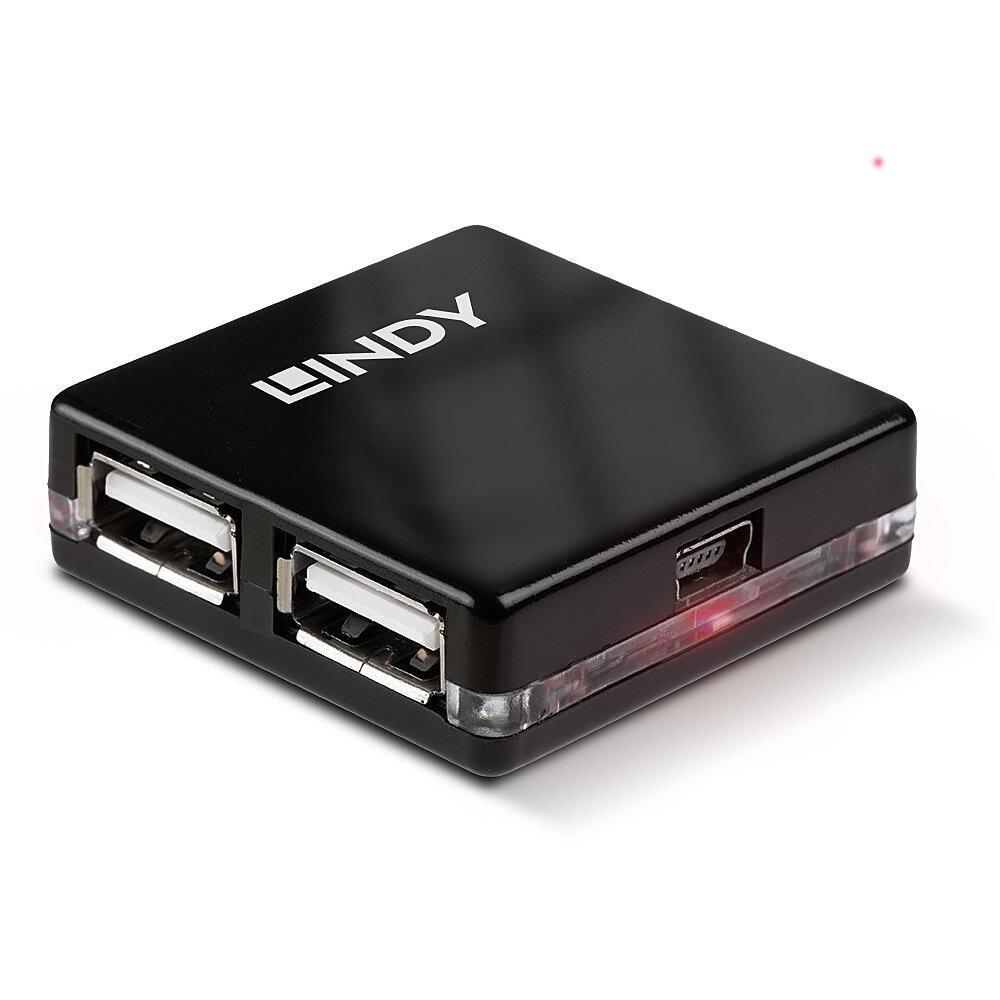 Gertetyp Hub - 4 Anschlsse Gehusetyp Desktop Untertyp USB Ports 4x USB 2.0 Leistungsmerkmale Stromversorgung ber USB Produ