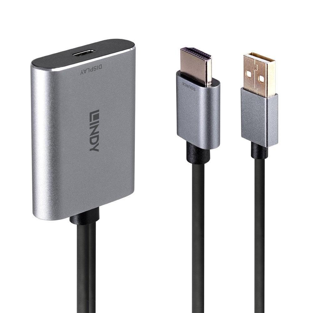 Lindy 43347 convertitore video 3840 x 2160 Pixel (HDMI to USB Type C Converter - with USB Power - Warranty 24M)