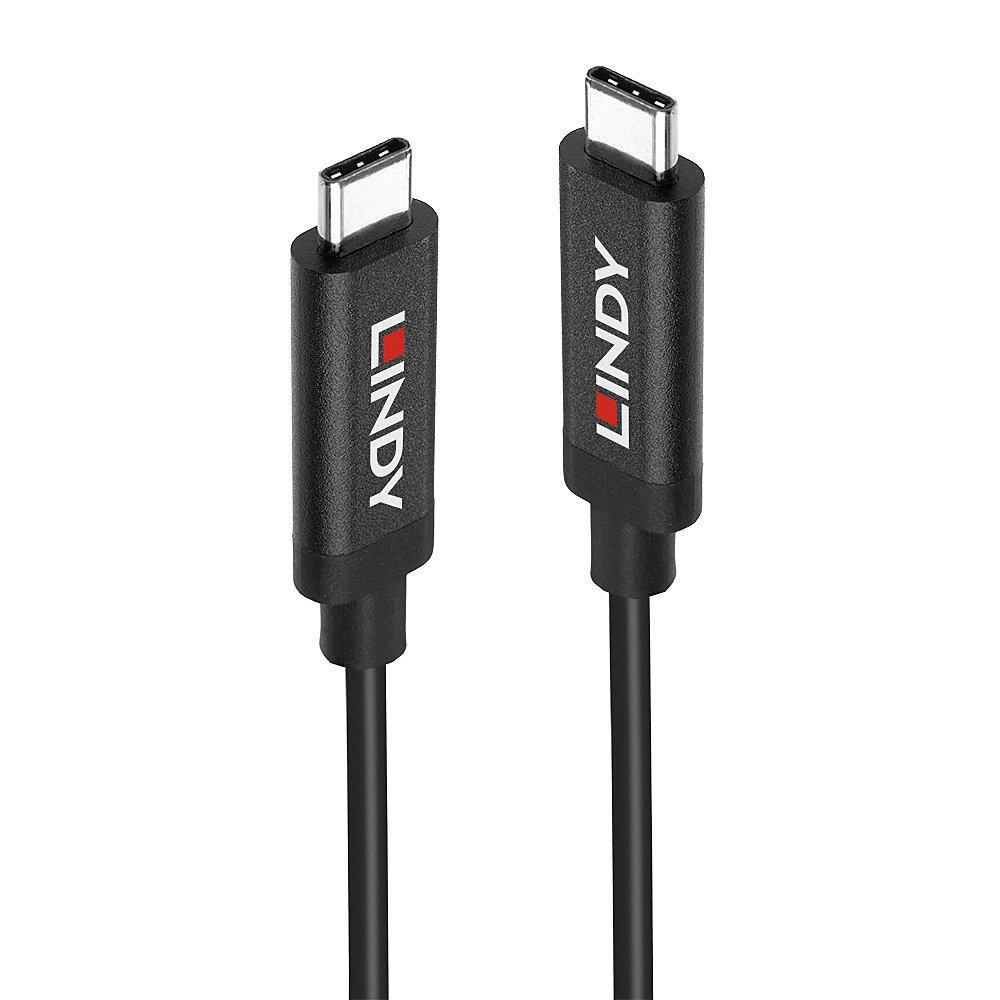 Lindy 43348 cavo USB 3 m USB 3.2 Gen 2 3.1 Gen 2 USB C Nero (LINDY 43348 3m USB 3.2 Gen 2 C/C Active Cable Data transfer rates