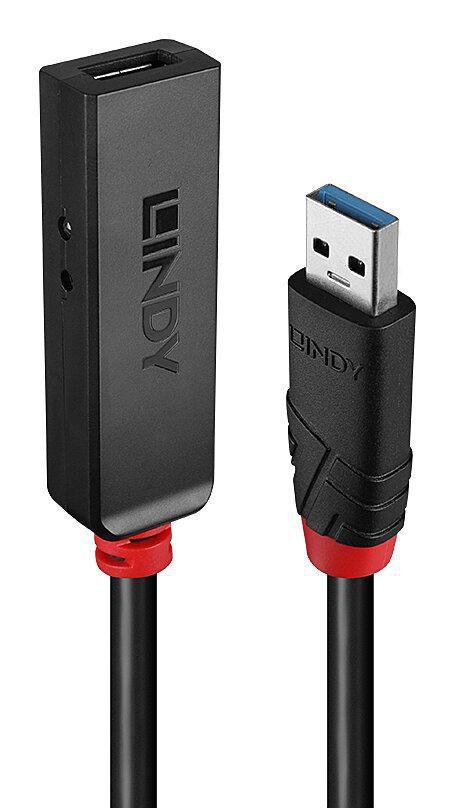 Lindy 43401 hub di interfaccia USB 3.2 Gen 1 (3.1 Gen 1) Type-C 5000 Mbit/s Nero