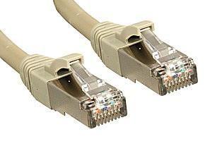 Lindy Cat.6 S/FTP 2m cavo di rete Grigio Cat6 S/FTP S-STP (Cat.6 S/Ftp 2M Networking - Cable Grey Cat6 S/Ftp S-Stp - Warranty 1