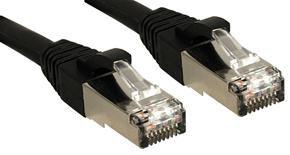 Lindy 45602 cavo di rete Nero 1 m Cat6 SF/UTP S-FTP (1m Cat.6 S/FTP LSZH Network - Cable Black - Warranty 120M)