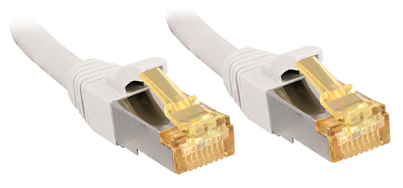 Lindy 47325 cavo di rete Bianco 3 m Cat7 S/FTP [S-STP] (Networking Cable White 3 M - Cat7 S/Ftp [S-Stp] - Warranty: 120M)