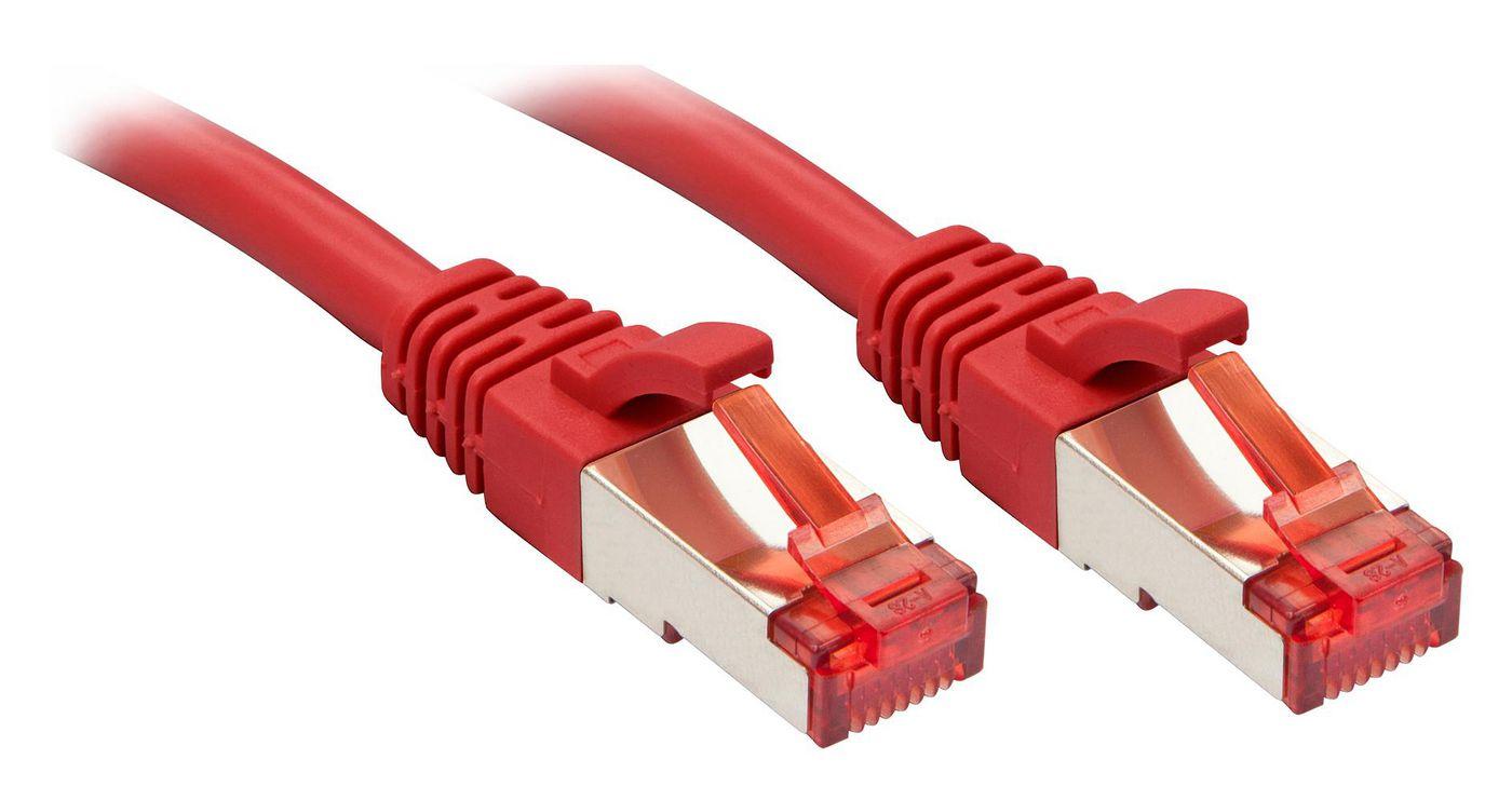 Lindy Cat.6 S/FTP 30m cavo di rete Rosso Cat6 S/FTP (S-STP)