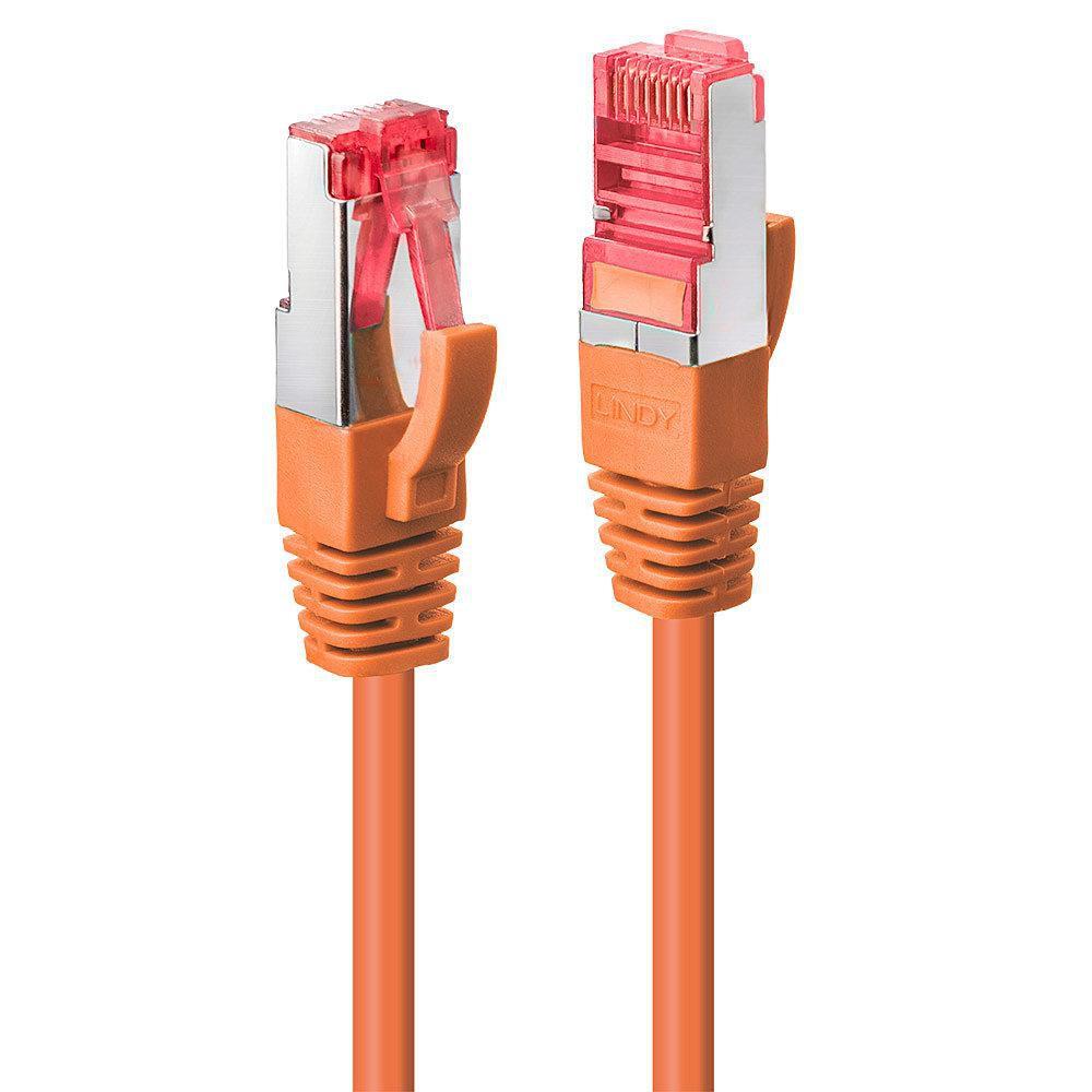 Lindy 47810 cavo di rete Arancione 3 m Cat6 S/FTP S-STP (3M Cat.6 S/Ftp Cable Orange - Warranty 120M)