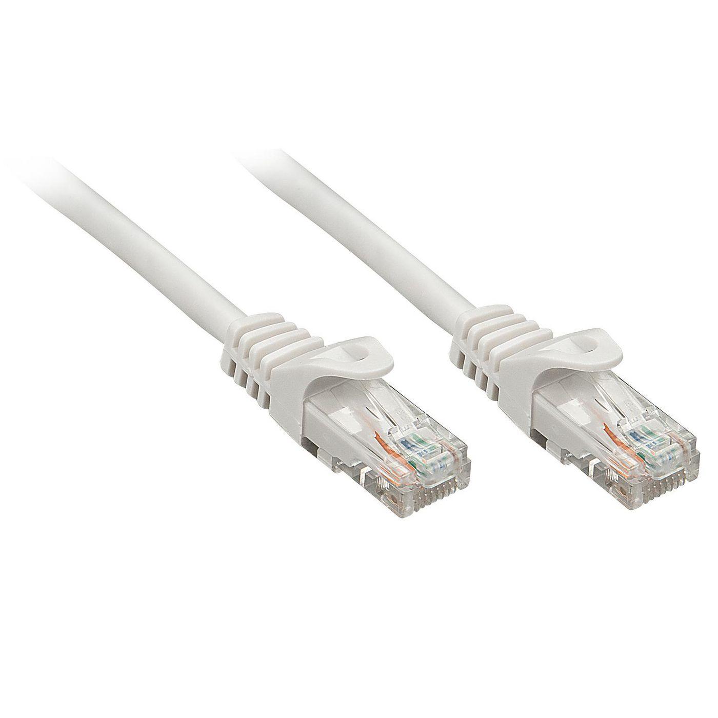 Lindy RJ-45/RJ-45 Cat6 10m cavo di rete Grigio U/UTP UTP (10m Cat.6 U/UTP Network - Cable Grey - Warranty 120M)