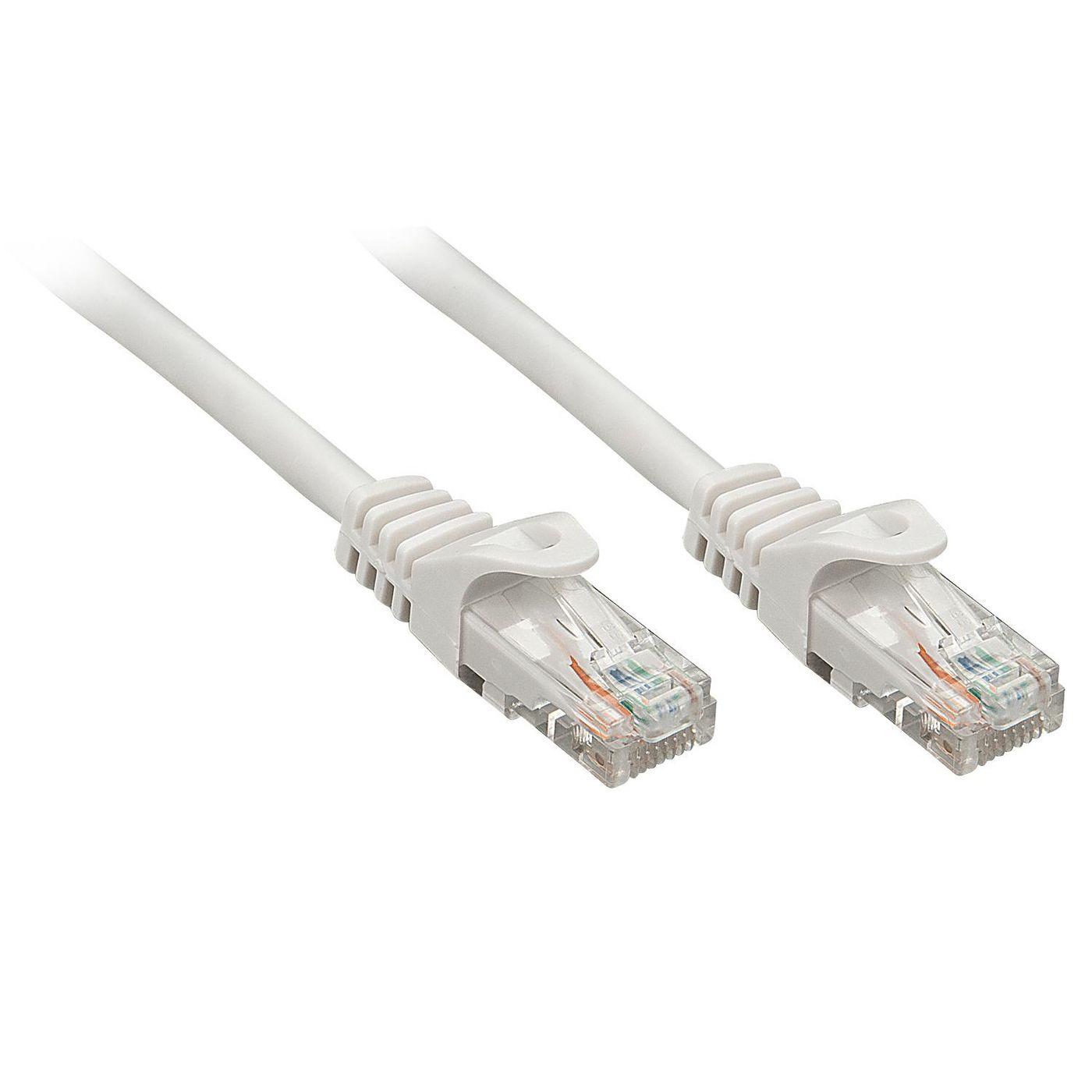 LINDY CAVO DI RETE PATCH CAT.5E U UTP 1M CONNETTORE RJ45 GRIGIO 10 ANNI DI GARANZIA